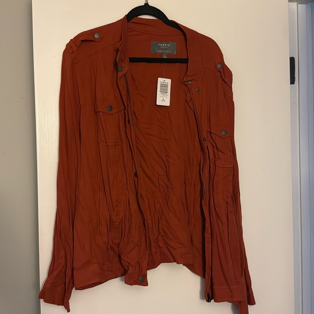 Torrid utility light jacket.